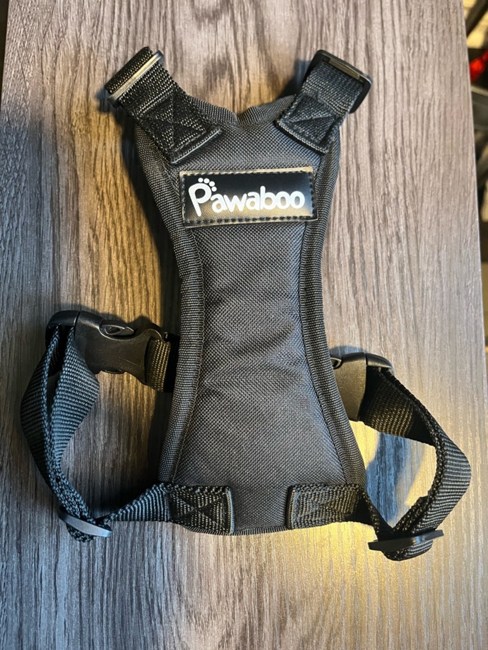 Pawaboo No Pull Dog Harness Black Size M Adjustable Pet Vest Harness ‘LIKE NEW’